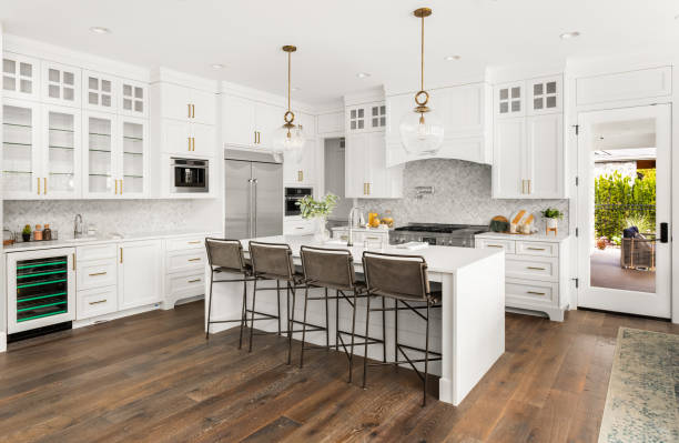 LVP kitchen floor Glencoe