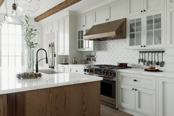 Hardwood kitchen floor Glencoe